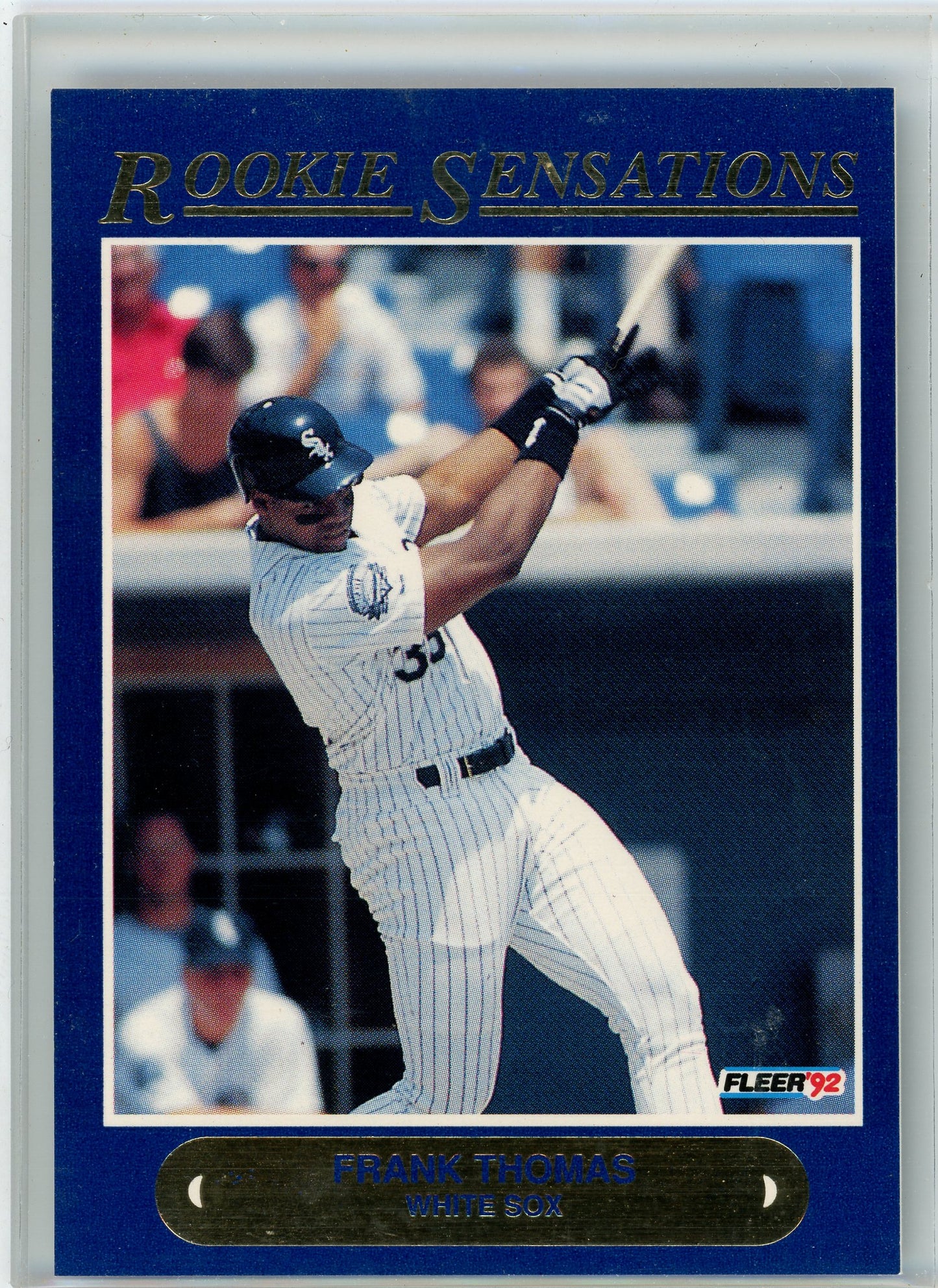 1992 Fleer #1 Frank Thomas Rookie Sensations