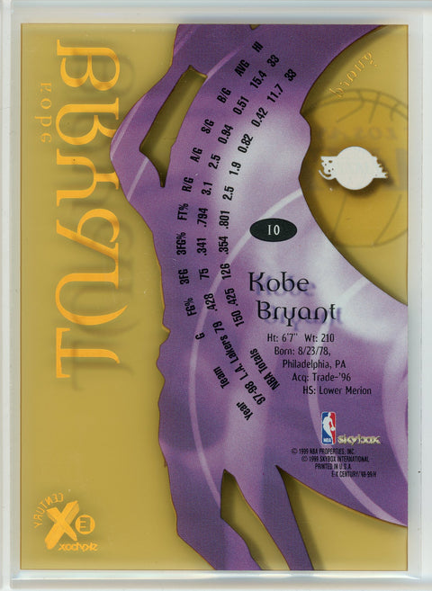 1998-99 SkyBox E-X Century #10 Kobe Bryant Essential Credentials