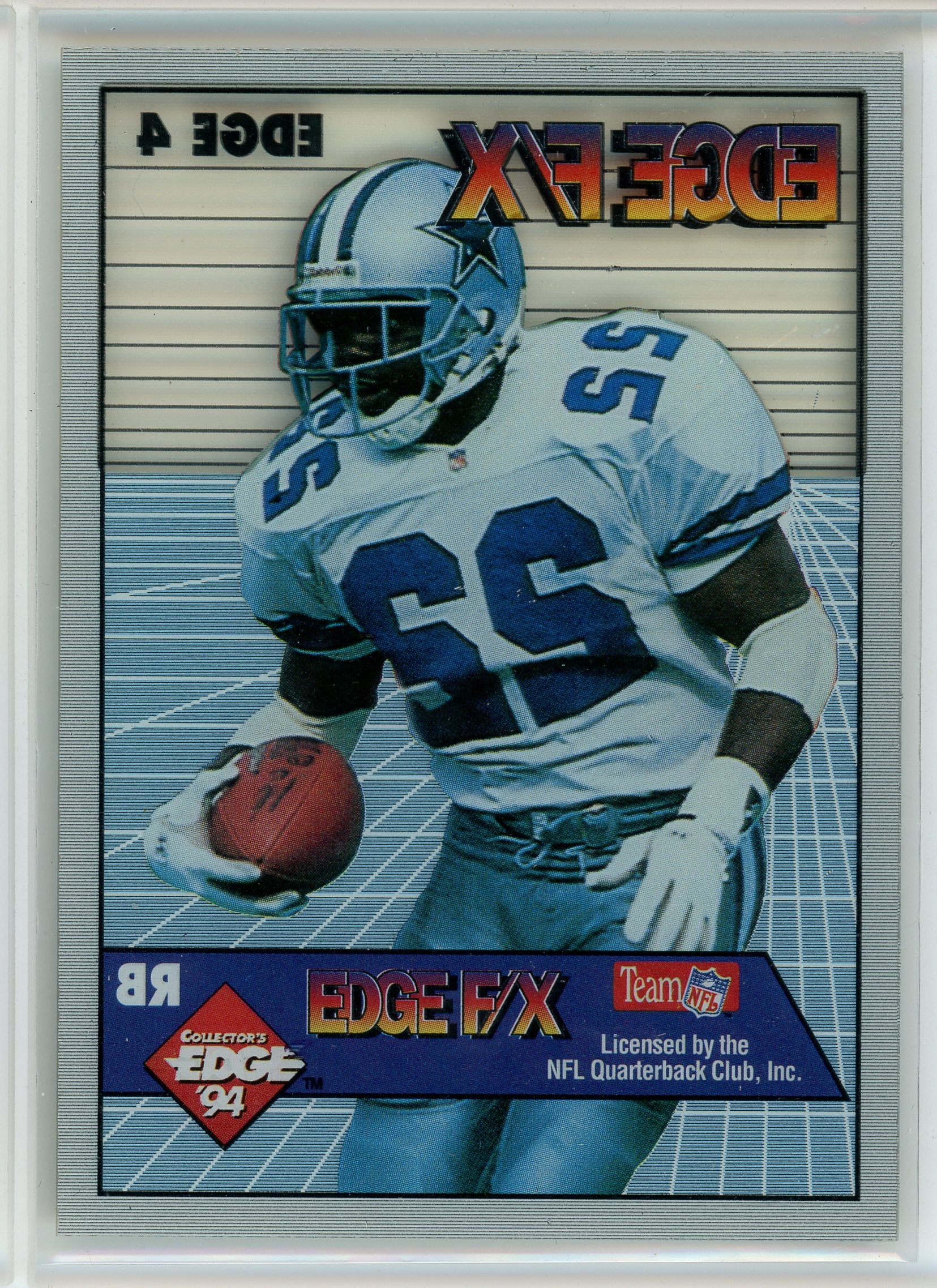1994 Collector's Edge #4 Emmitt Smith Edge F/X
