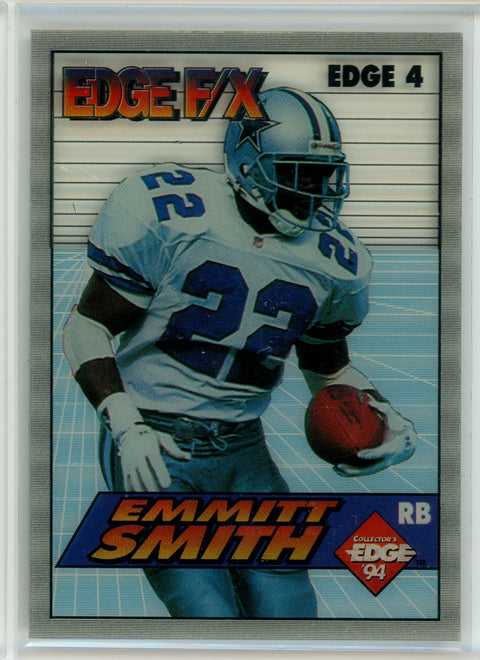 1994 Collector's Edge #4 Emmitt Smith Edge F/X