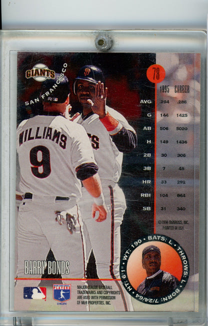 1996 Leaf #78 Barry Bonds