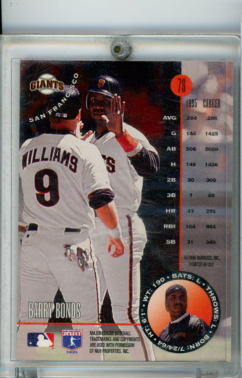1996 Leaf #78 Barry Bonds