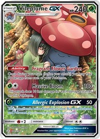 Pokemon SM - Cosmic Eclipse Vileplume GX (Full Art)