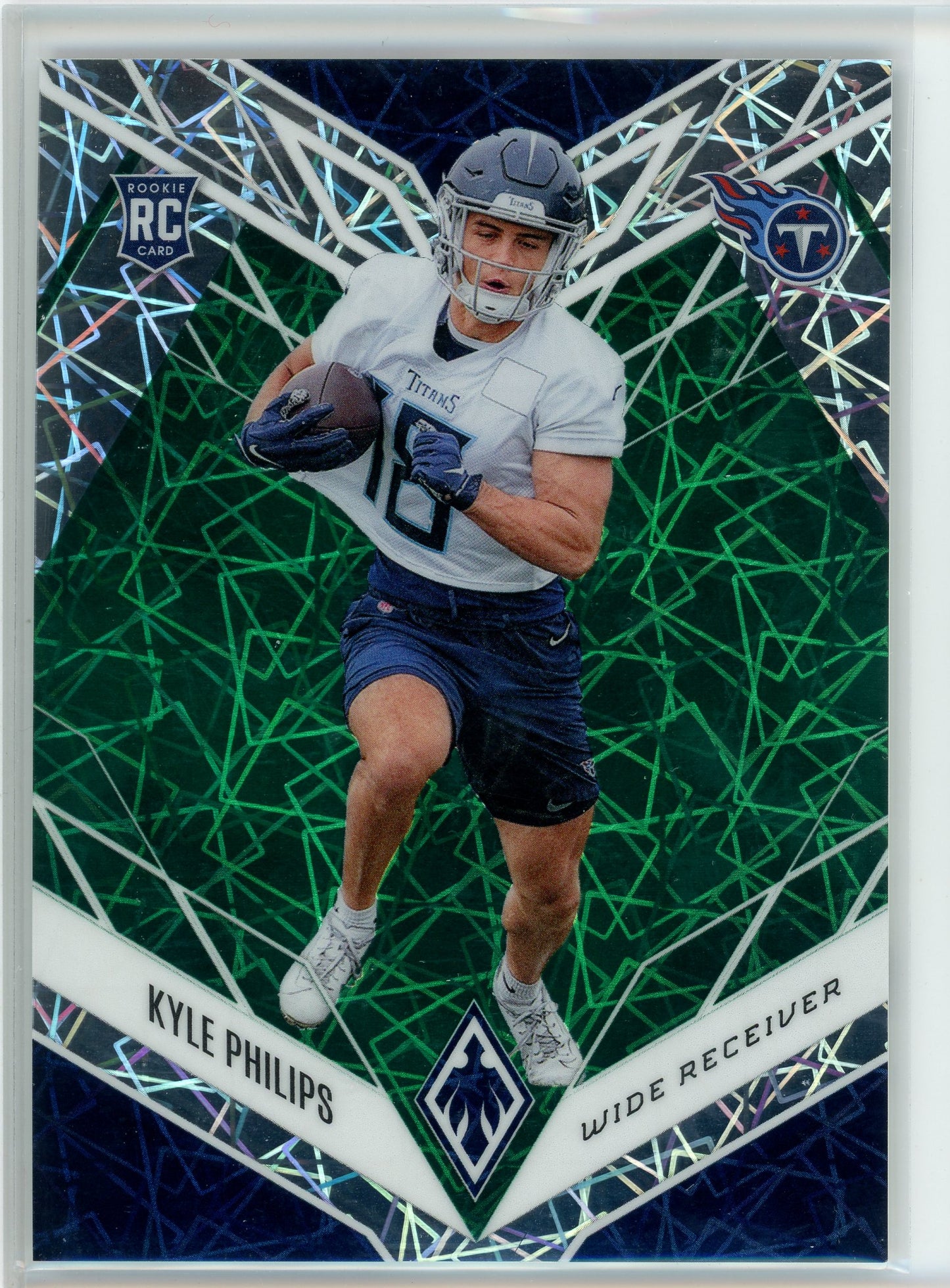 2022 Panini Pheonix #161 Kyle Philips Green Laser Prizm /25