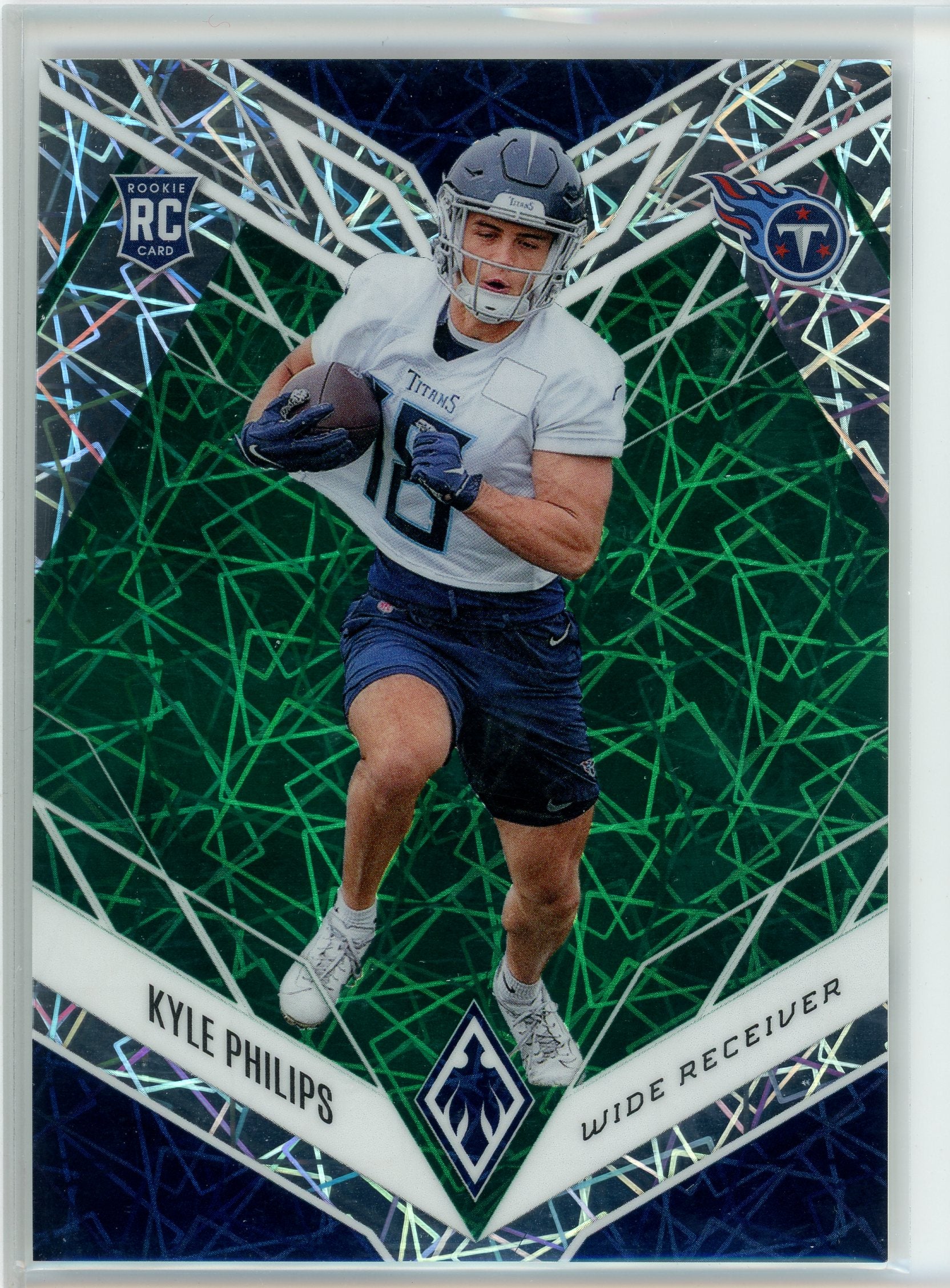 2022 Panini Pheonix #161 Kyle Philips Green Laser Prizm /25