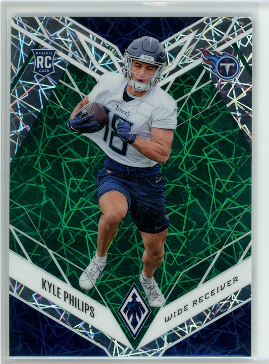 2022 Panini Pheonix #161 Kyle Philips Green Laser Prizm /25