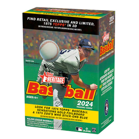 2024 Topps Heritage Baseball Blaster Box