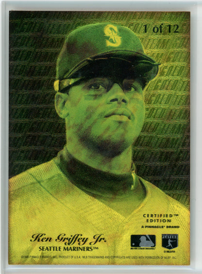 1995 Pinnacle Select #1 Ken Griffey Jr. Certified Gold Team