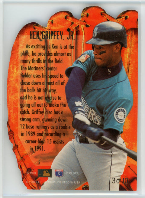 1994 Flair #3 Ken Griffey Jr. Hot Glove