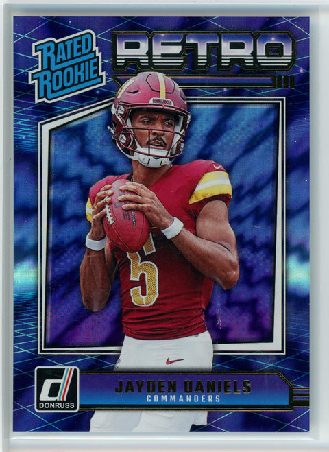 2024 Donruss #11 Jayden Daniels Rated Rookies Retro