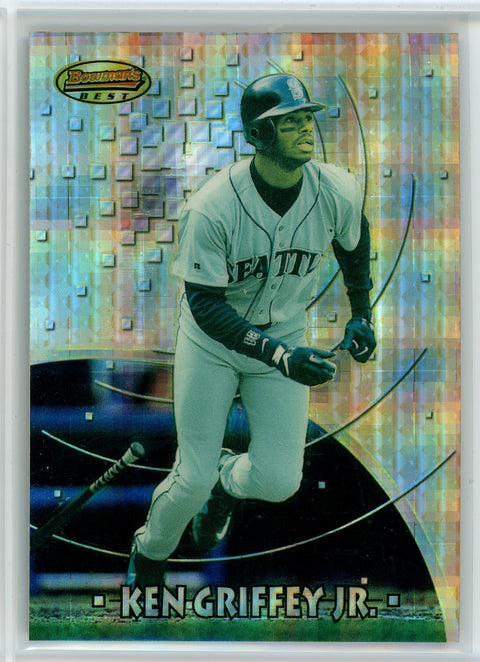 1997 Bowman #BBP 2 Ken Griffey Jr. Bowman's Best Preview Atomic Refractors