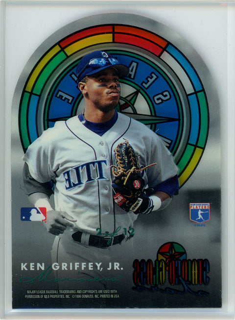 1996 Studio #2 Ken Griffey, Jr. Stained Glass Stars