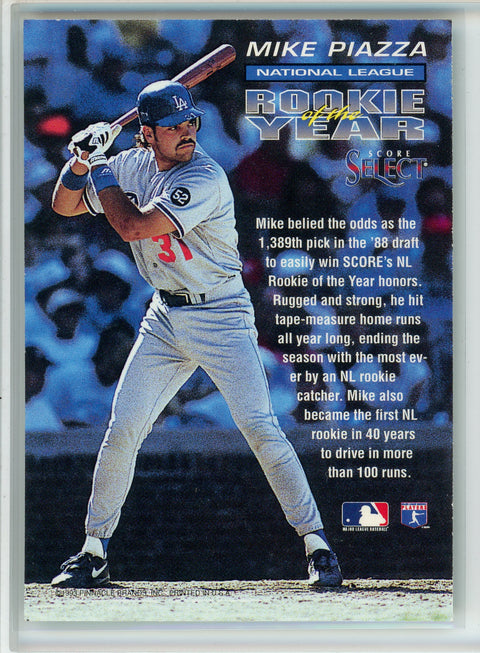 1993 Score Select Mike Piazza Rookie of the Year