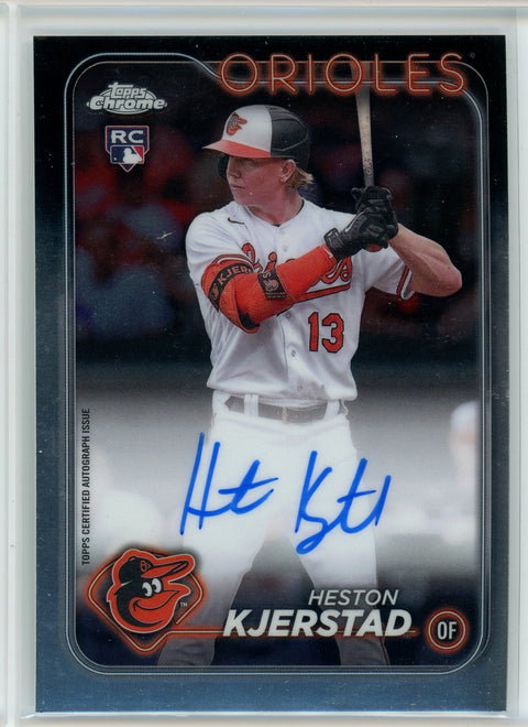 2024 Topps Chrome #RA-HK Heston Kjerstad Rookie Autographs