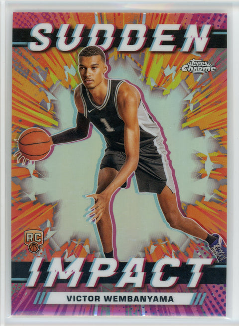 2024 Topps Chrome #SI-1 Victor Wembanyama Sudden Impact