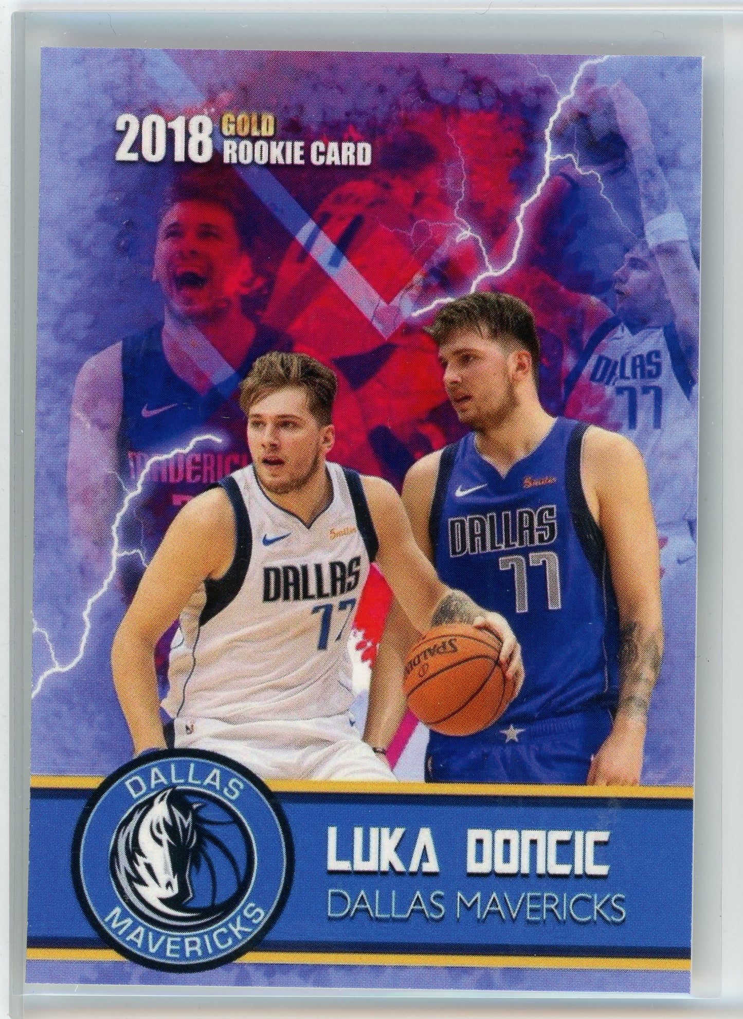 2018 Rookie Gems ##77 Luka Doncic Gold