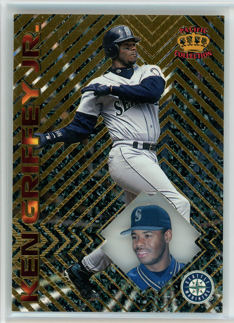 1997 Pacific Prism Invincible #63 Ken Griffey Jr.