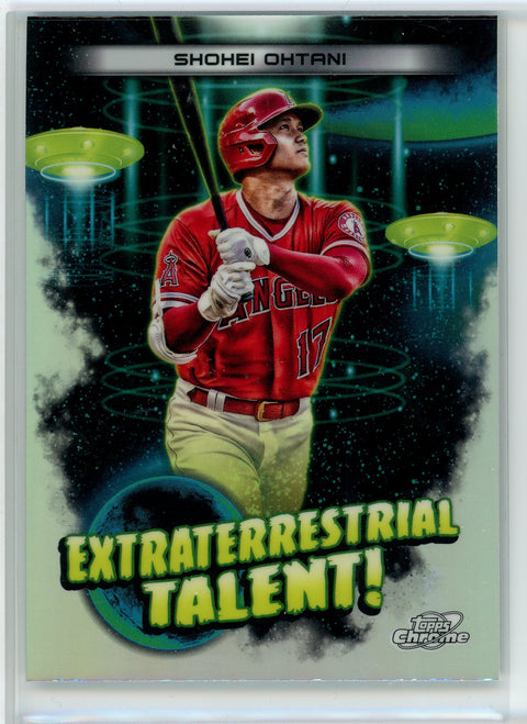2023 Topps Cosmic Chrome #ET-9 Shohei Ohtani Extraterrestrial Talent