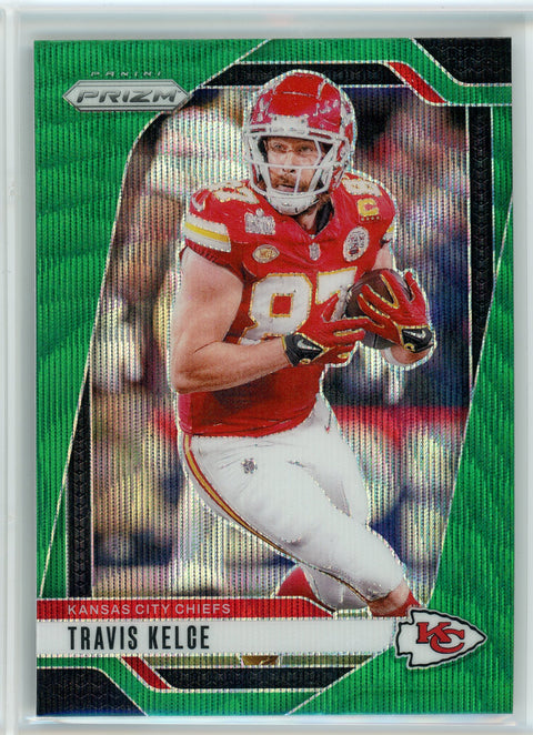 2024 Panini Prizm #140 Travis Kelce Green Wave