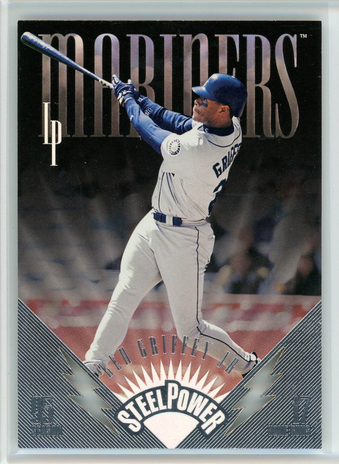 1996 Leaf Preferred #3 Ken Griffey Jr. Steel Power #/5000