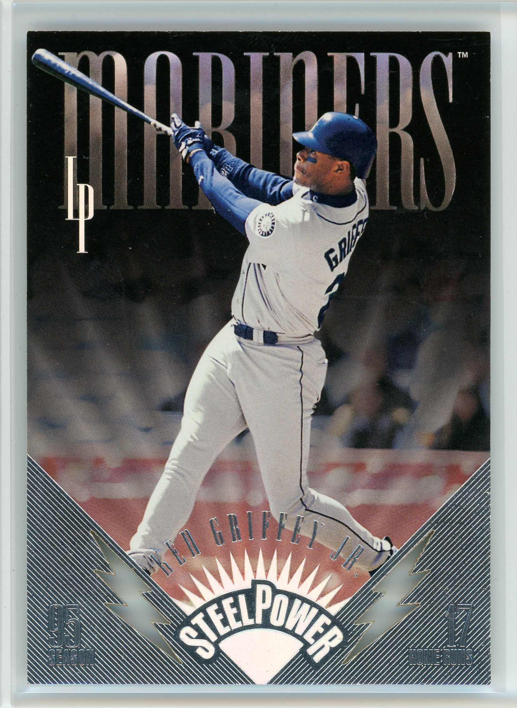 1996 Leaf Preferred #3 Ken Griffey Jr. Steel Power #/5000