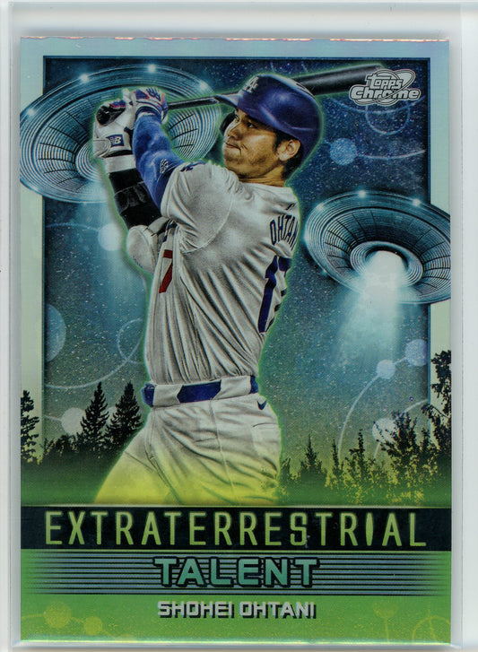 2024 Topps Chrome #ET-17 Shohei Ohtani Extraterrestrial Talent