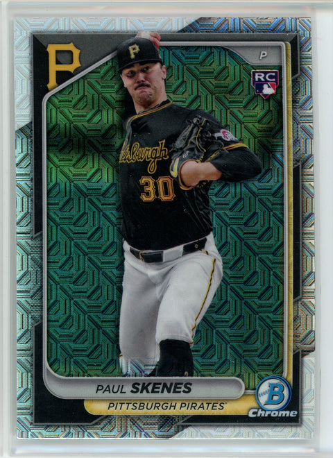2024 Bowman Chrome #31 Paull Skenes Mojo Refractors