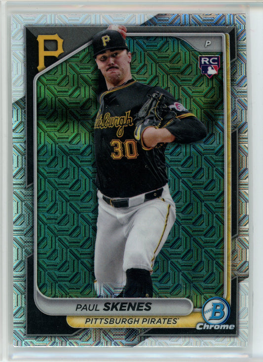 2024 Bowman Chrome #31 Paull Skenes Mojo Refractors