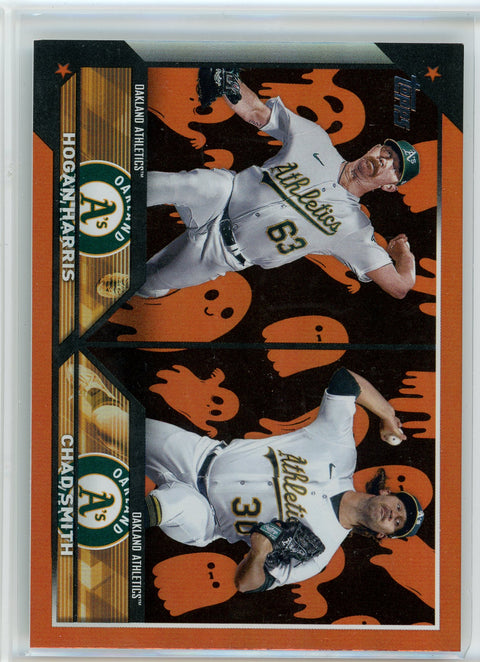 2023 Topps Chrome #US49 Hogan Harris/ Chad Smith Ghost Foil