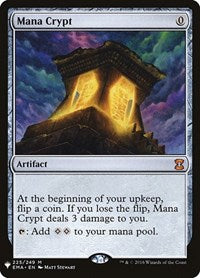 MTG The List Reprints Mana Crypt
