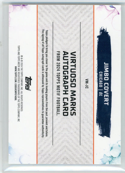 2024 Topps Motif ##VM-JC Jimbo Covert Virtuoso Marks Auto /20