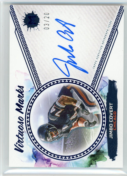 2024 Topps Motif ##VM-JC Jimbo Covert Virtuoso Marks Auto /20