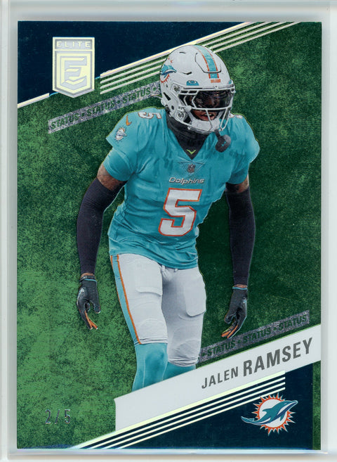 2023 Donruss Elite #45 Jalen Ramsey Status Green /5