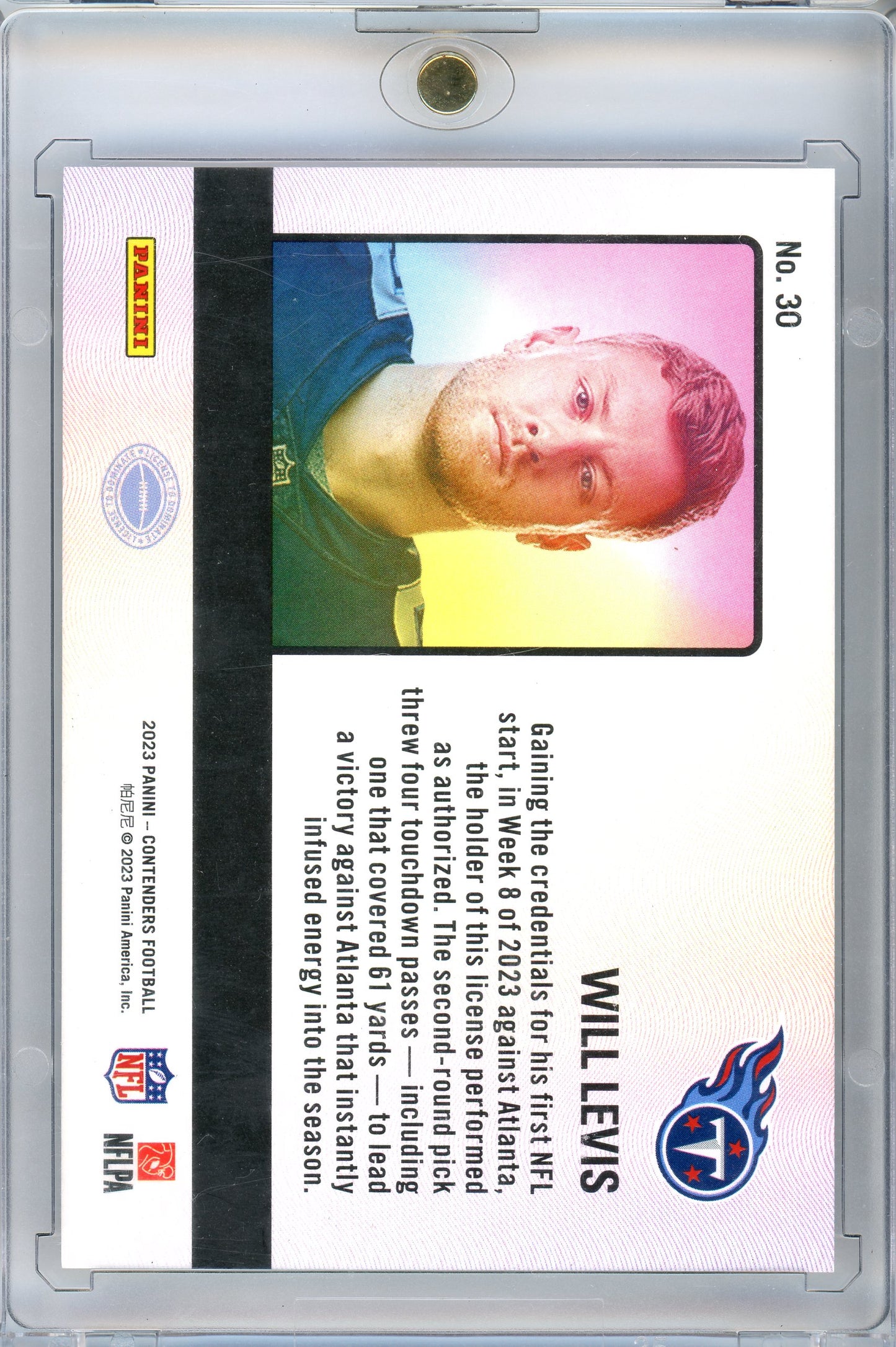 2023 Contenders #30 Will Levis License To Dominate