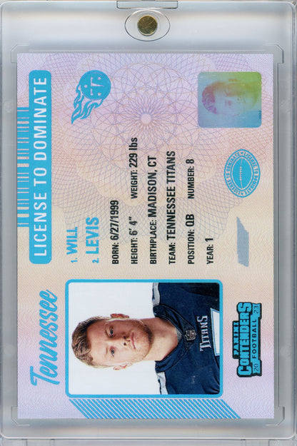 2023 Contenders #30 Will Levis License To Dominate