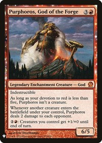MTG The List Reprints Purphoros, God of the Forge