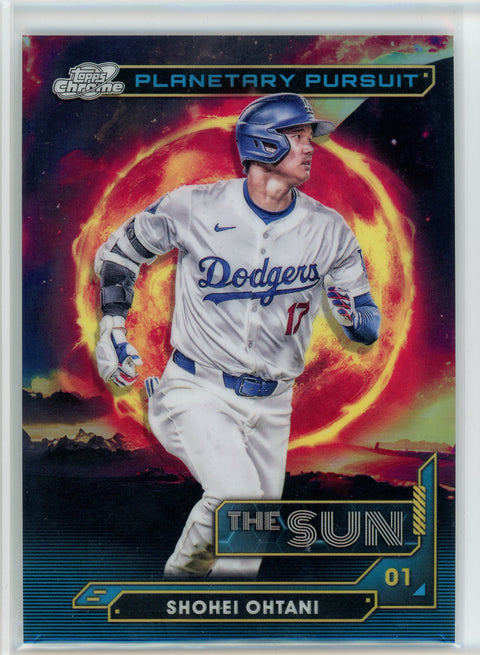 2024 Topps Chrome #PPS-8 Shohei Ohtani Planetary Pursuit The Sun