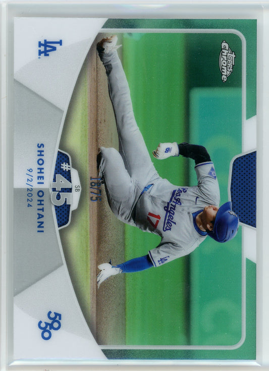 2024 Topps 50/50 SB #45 #89 Shohei Ohtani /75