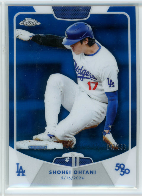 2024 Topps 50/50 SB #11 #23 Shohei Ohtani /150