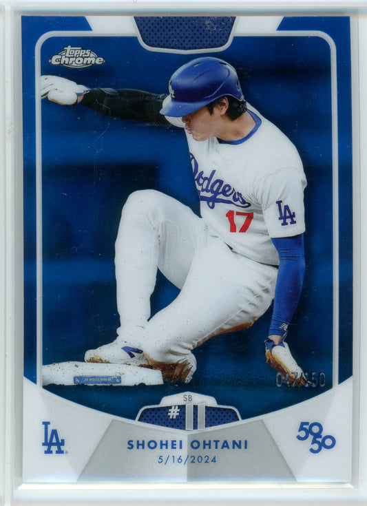 2024 Topps 50/50 SB #11 #23 Shohei Ohtani /150