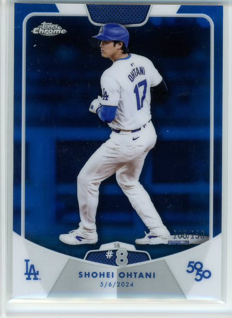 2024 Topps 50/50 SB #8 #19 Shohei Ohtani /150