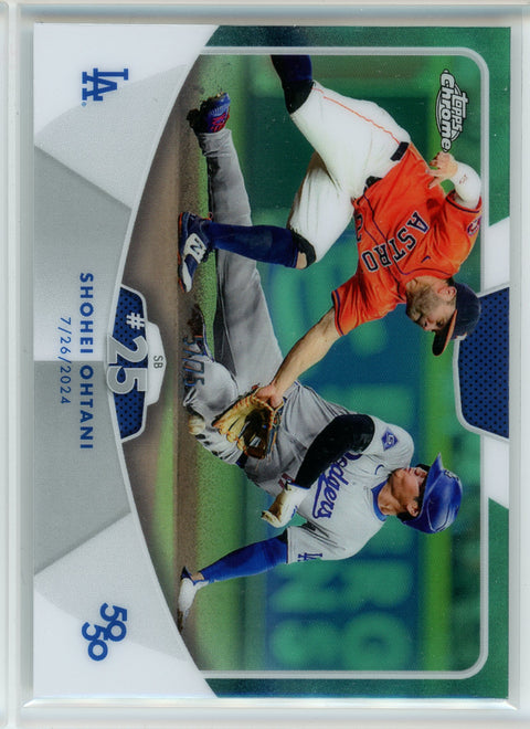 2024 Topps 50/50 SB #25 #56 Shohei Ohtani /75