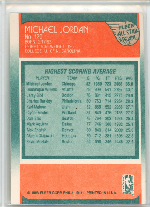 1988-89 Fleer #120 Michael Jordan