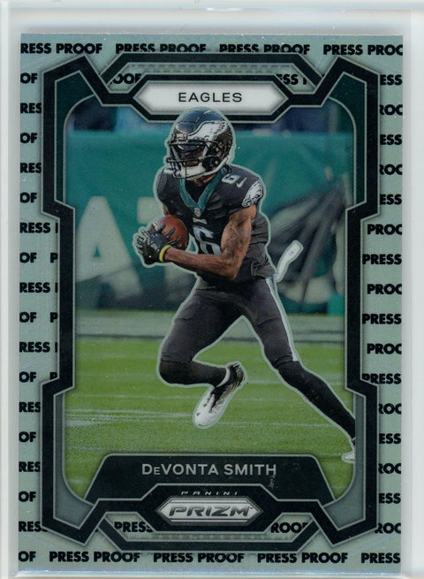 2023 Panini Prizm #240 DeVonta Smith Press Proof