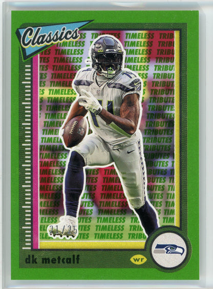 2022 Panini Classics #85 DK Metcalf Timeless Classics Green