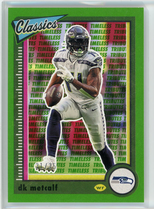 2022 Panini Classics #85 DK Metcalf Timeless Classics Green