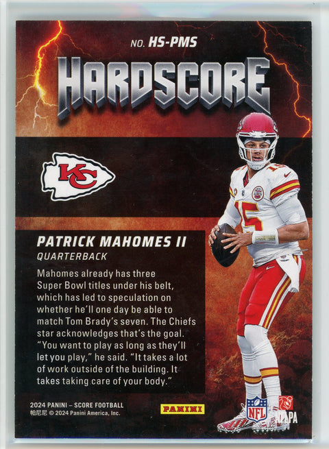 2024 Patrick Mahomes #HS-PMS Patrick Mahomes II Hardscore