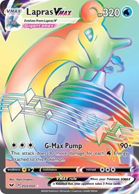 pokemon SWSH01: Sword & Shield Base Set Lapras VMAX (Secret)