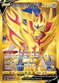 pokemon SWSH01: Sword & Shield Base Set Zamazenta V (Secret)