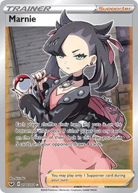 Pokemon SWSH01: Sword & Shield Base Set Marnie (Full Art)